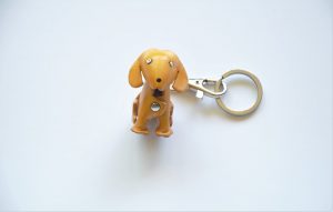 Genuine Leather Keychain - (K2019-A109)