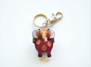 Genuine Leather Keychain - (K2019-A389)