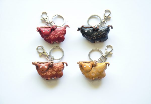 Genuine Leather Keychain - (K2019-A46)